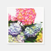 Serviette En Papier Bouquet Hydrangea (Devant)