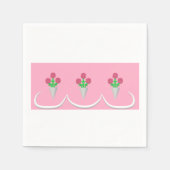 Serviette En Papier Bouquet mariage (Devant)