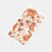 Serviette En Papier Bouquet Mariage de Bouquet d'Abondance Florale Ora (Coin)