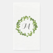 Serviette En Papier bouquet shamrock, jour de st patrick (Devant)