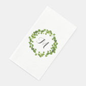 Serviette En Papier bouquet shamrock, jour de st patrick (Coin)