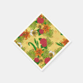Serviette En Papier Bouquet tropical (Coin)