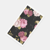Serviette En Papier Bouquets de Roses 3 (Coin)