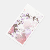 Serviette En Papier Bouquets de Roses 5 (Coin)