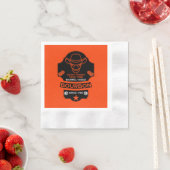 Serviette En Papier Bourbon Whiskey Art (En situation)