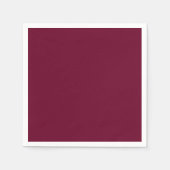Serviette En Papier Bourgogne foncée (Devant)