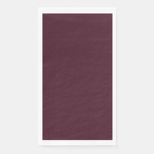 Serviette En Papier Bourgogne framboise, Bourgogne solide (Devant)