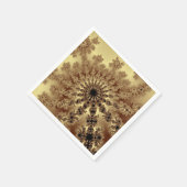 Serviette En Papier Bourse fractale de l'or (Coin)