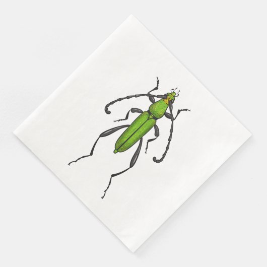 Serviette En Papier Bousier vert (Coin)