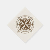 Serviette En Papier Boussole ancienne (Coin)