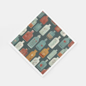 Serviette En Papier bouteille d'art unique (Coin)
