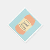 Serviette En Papier Bouteille de Soda Personnalisée pour Enterrement d (Coin)