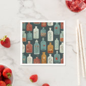 Serviette En Papier bouteille unique (En situation)