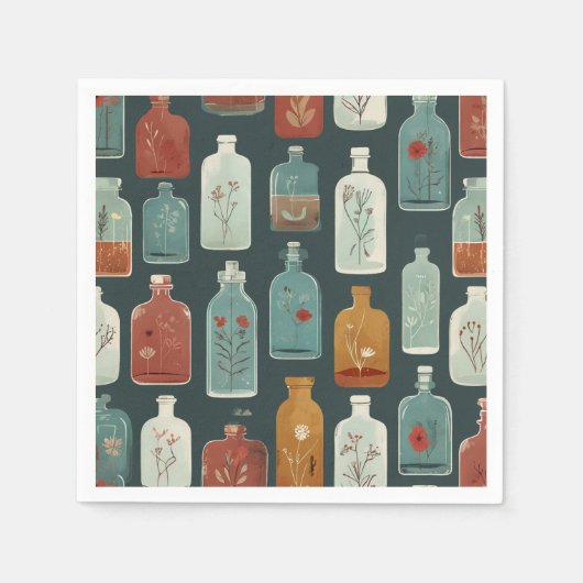 Serviette En Papier bouteille unique (Devant)