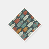 Serviette En Papier bouteille unique (Coin)