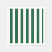 Serviette En Papier Bouteille vintage classique Vert & Blancs (Devant)