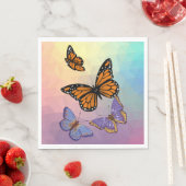 SERVIETTE EN PAPIER BOUTEILLES (En situation)