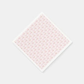 Serviette En Papier Bouteilles Pink Baby shower fille (Coin)