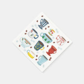 Serviette En Papier Boutique de café de Noël Auberges Cadeau (Coin)