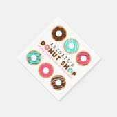 Serviette En Papier Boutique Donut fête d'anniversaire (Coin)