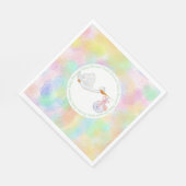 Serviette En Papier Boutique Pastel Aquarelles avec Baby shower Bundle (Coin)