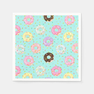Serviette En Papier Boutique pâtisserie fine Sprinkles Donuts motif