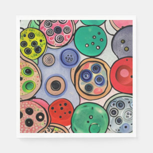 Serviette En Papier Bouton