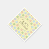 Serviette En Papier Bouton mignon (Coin)