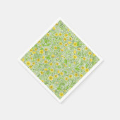 Serviette En Papier Boutons blancs (Coin)