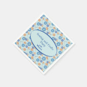 Serviette En Papier Boutons et aiguilles Fête de couture personnalisée (Coin)