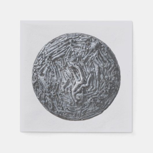 Serviette En Papier Bouts : Lune (Devant)