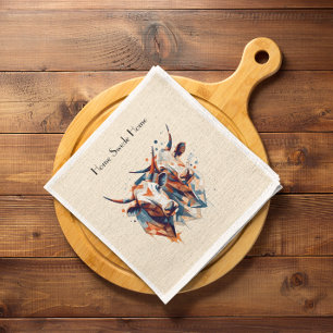Serviette En Papier Bovins de ferme Scandi, sur mesure