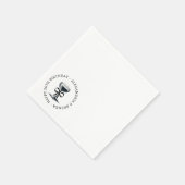 Serviette En Papier Bow Champagne (Coin)