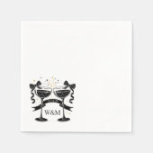 Serviette En Papier Bow Champagne (Devant)