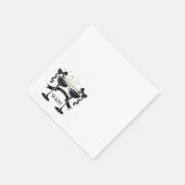 Serviette En Papier Bow Champagne (Coin)