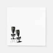 Serviette En Papier Bow Champagne (Devant)