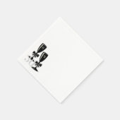 Serviette En Papier Bow Champagne (Coin)
