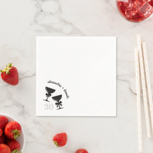 Serviette En Papier Bow Champagne