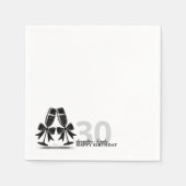 Serviette En Papier Bow Champagne (Devant)