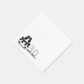 Serviette En Papier Bow Champagne (Coin)