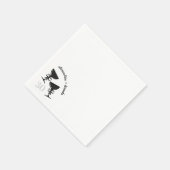 Serviette En Papier Bow Champagne (Coin)