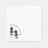 Serviette En Papier Bow Champagne (Devant)