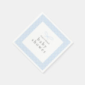 Serviette En Papier Bow simple et moderne (Coin)