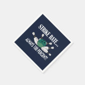 Serviette En Papier Bowling Pin Ball Strike Team Party (Coin)