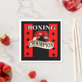 SERVIETTE EN PAPIER BOXING (En situation)