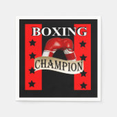SERVIETTE EN PAPIER BOXING (Devant)