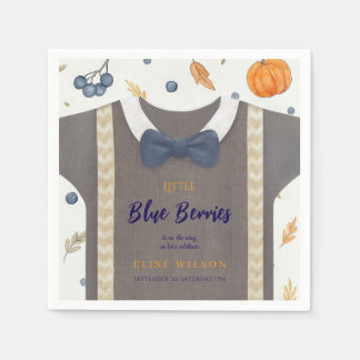 Serviette En Papier Boy baby shower autum chute burlap bodysuit