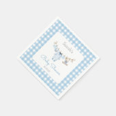 Serviette En Papier Boy Bear Baby Shower (Coin)