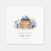 Boy Blueberry Pancake Baby Brunch Baby shower