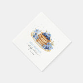 Serviette En Papier Boy Blueberry Pancake Baby Brunch Baby shower (Coin)